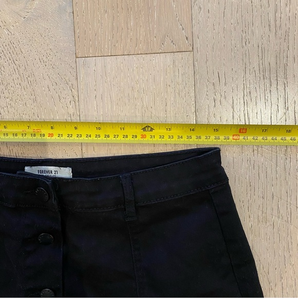 2/$15 🍍 Forever 21 Black Denim Mini Skirt - Picture 6 of 6